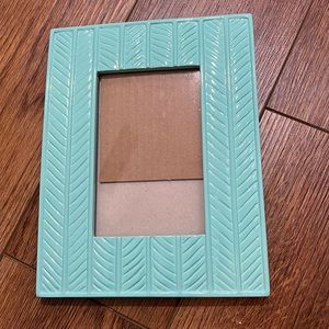 Teal picture frame